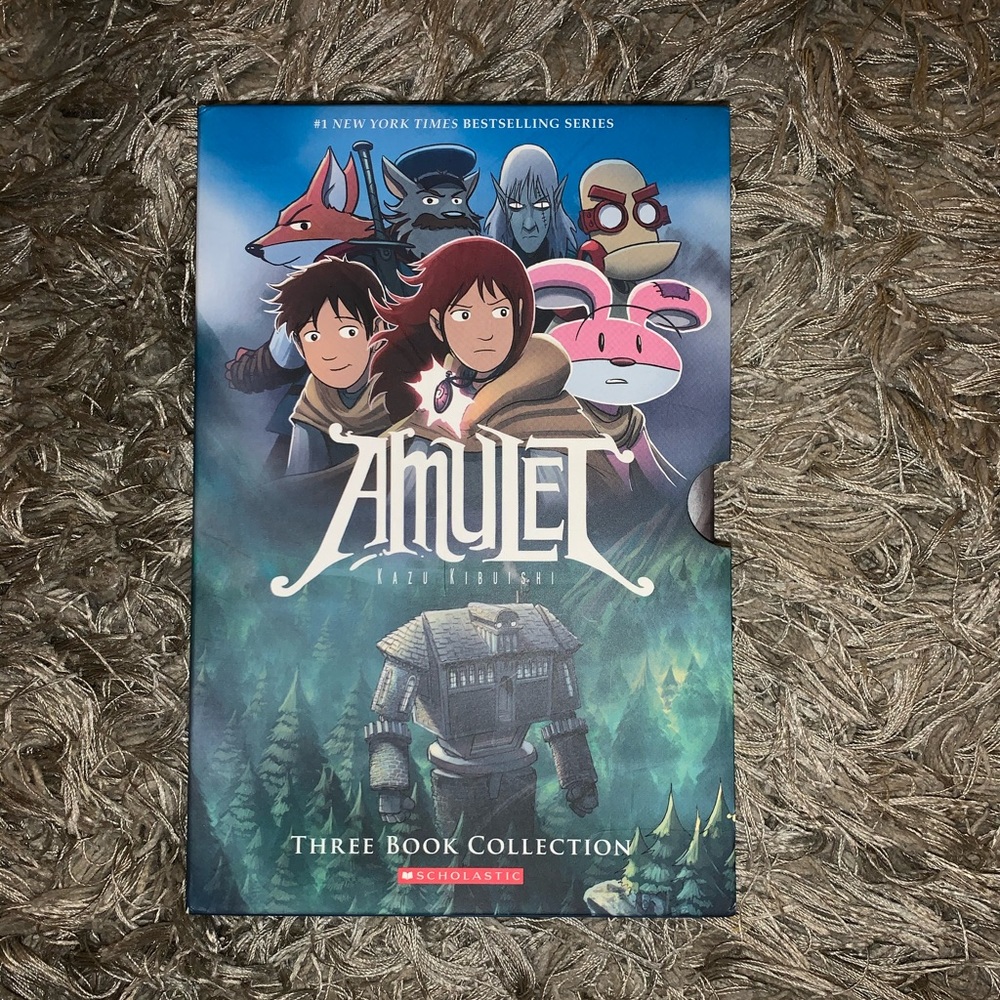 Amulet by Kazu Kibuishi 2 book collection